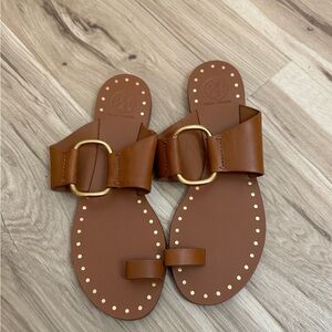 Tory Burch Brown Sandals